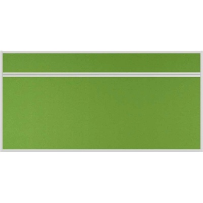 VMS VISION Stolový akustický paraván AKUSTIK ekoTAB ostrý roh 160 x 80 cm jarný zelený