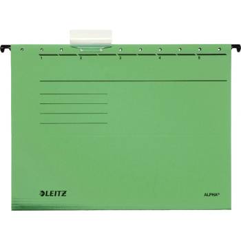 Leitz Папка LEITZ Alpha Standard A/4 зелен картон 25 броя 19850155 (19850155)