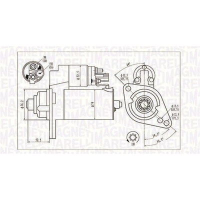 Startér MAGNETI MARELLI 063721293010