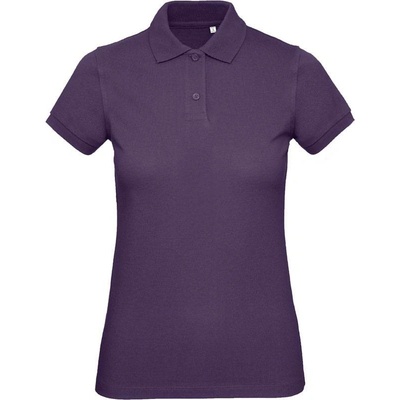B&C Inspire Polo /women Dámske piqué polo z bio bavlny fialová radiant