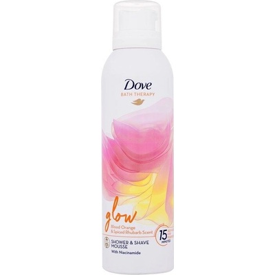Dove Bath Therapy Glow sprchová pena Blood Orange & Rhubarb 200 ml