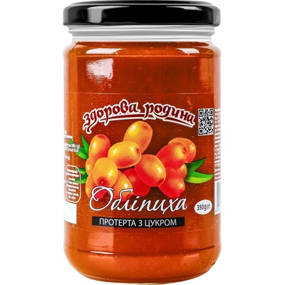 Pasírované ovoce s cukrem "Rakytník" 350g Zdorova rodyna