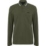 Boss Блуза с яка Boss Mens BOSS GREEN Plisy Long Sleeve Polo Shirt with Logo Detail - Dark Beige 257
