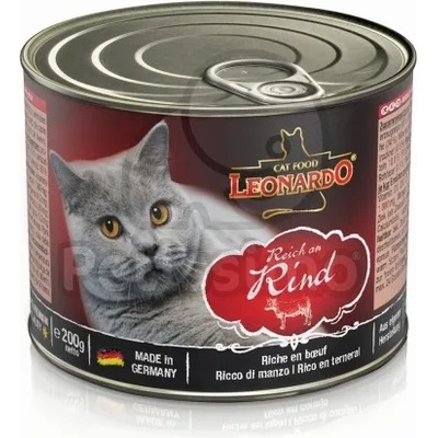 Leonardo консерва богата от телешко месо 24 x 400 г