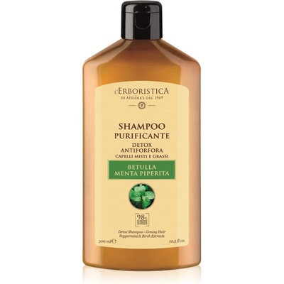 Athena's Shampoo pro mastné vlasy s břízou a mátou Erboristica 300 ml