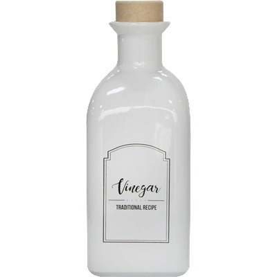 Mercanlar M-151405-WSV-Бутилка за оцет с коркова тапа "Mira" 700cc-БЯЛА (0154304)