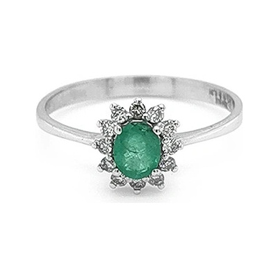 Beny Jewellery zlatý se Smaragdem a diamanty 2010570