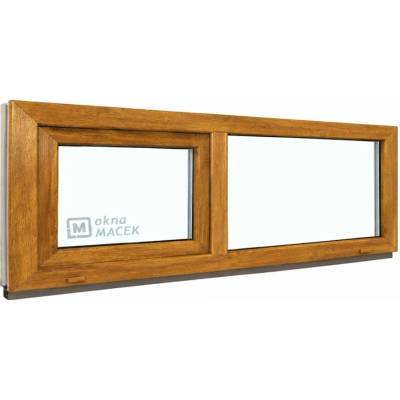 Kömmerling 70 Ad Fix/S 1800 X 500 mm Winchester/Winchester oboustranně Sklo Čiré Neotevíratelné