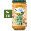 Príkrmy a výživy Sunar Bio Zelenina kuracie mäso cestoviny 12m+ 6 x 235 g