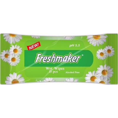 Freshmaker vlhčené utierky Flower 15 ks