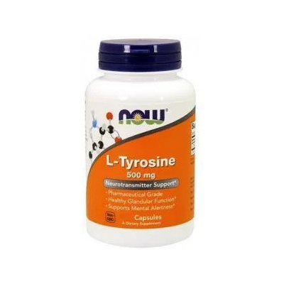 NOW Тирозин 500 мг. - Tyrosine - 60 капсули - NOW FOODS, NF0160
