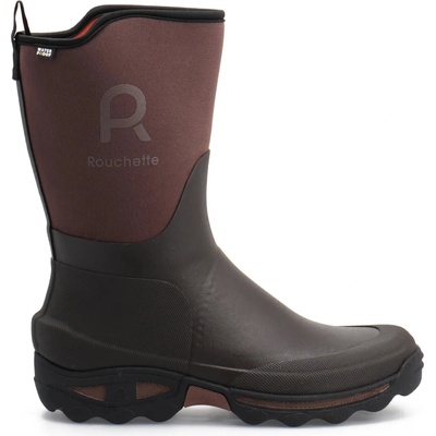 Rouchette zateplené pracovní holínky Clean Garden Semi Brown