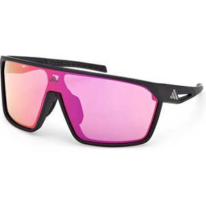 Adidas Очила за колоездене Adidas eyewear SP0108 Cat: 2 Cycling glasses - Matte Black / Gradient / Mirror Violet - размер One Size (205-5265-0111)