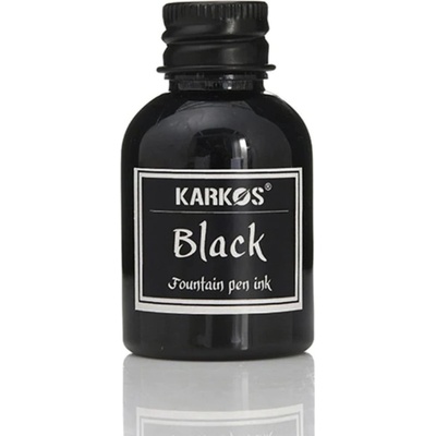 Karkos Inkoust do plnicího pera černý 30 ml