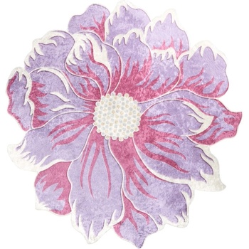 Vitaus Килим Saroga, ⌀ 80 cm - Vitaus (FGR-S119-Lila-80x80)