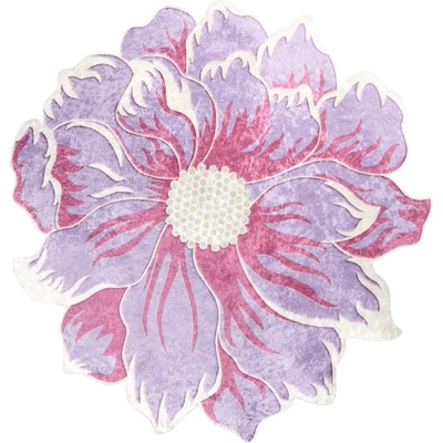 Vitaus Килим Saroga, ⌀ 80 cm - Vitaus (FGR-S119-Lila-80x80)