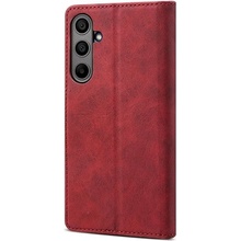 Lenuo Leather flipové pouzdro Samsung Galaxy A35 červená 9528