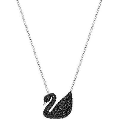 Swarovski Luxusné náhrdelník s čiernou labuťou iconic swan 5347329