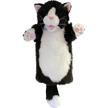 The Puppet Company Кукла за театър Котка в черно и бяло, серия Голяма ръкавица, 40 см (6003)