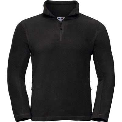 Russell Athletic 874m / Мъжки полар суитшърт с 3/4 цип - черен xs (10874m00200)