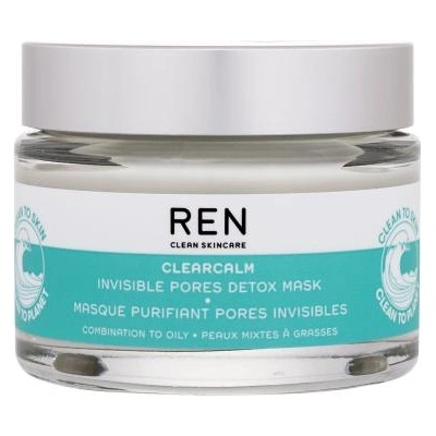 REN Clean Skincare Clearcalm Invisible Pores Detox Mask почистваща и матираща маска за лице 50 ml за жени