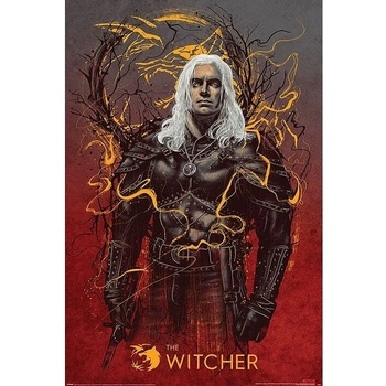 Pyramid International Plagát Zaklínač - Vlk Geralt (Netflix)
