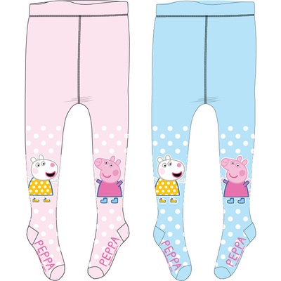 Dievčenské pančuchy Prasiatko Peppa 5236896 svetlo modrá