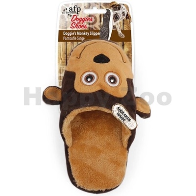 AFP plyšový pantofel Doggies Shoes opice 21,8 cm