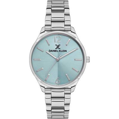 Daniel Klein DK. 1.13472-2 - Дамски часовник, Premium, Кварцов, 35mm, 3 ATM, Син/Сив