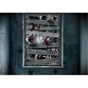 Fiestas Guirca Декорация за прозорец за Хелоуин - Зомби