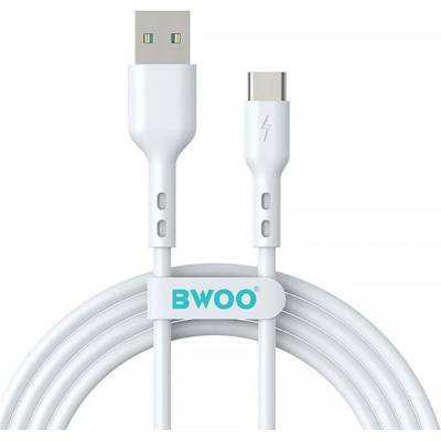 Bwoo BO-X172C USB A-USB C, 3A, 1m, bílý