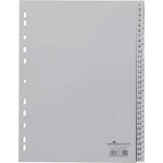 DURABLE Регистър durable пластмаса с печат a/4 1-31 части сив 652310 (652310)