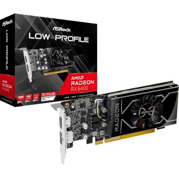 ASRock Radeon RX 6400 LP 4GB (RX6400 LP 4G)
