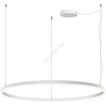 LED2 - led Димируем пендел circle 80w/230v 3000k/4000k Ø 100 см бял (w4309)