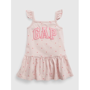GAP Бебешка рокля с лого на Gap GAP GAP | Rozov | Момичешки | 56-62