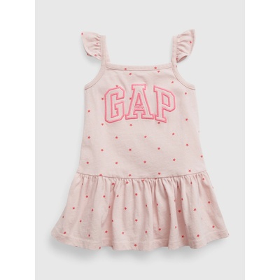 GAP Бебешка рокля с лого на Gap GAP GAP | Rozov | Момичешки | 56-62