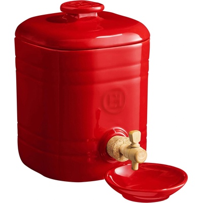 Emile Henry Съд за приготвяне на домашен оцет emile henry - цвят червен (eh 6682-34)