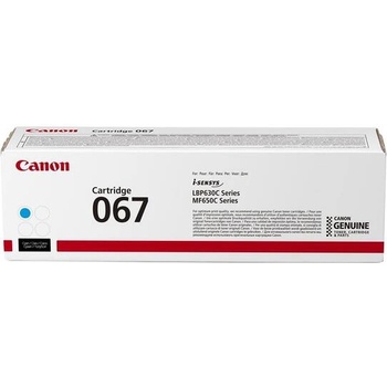 Canon Тонер CRG-067, MF65x/LBP63x, 1250 страници/5%, Cyan (CRG-067C)