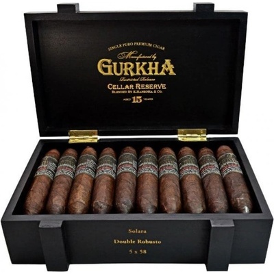 Gurkha 15y LIMITADA SOLARO DOBLE ROBUSTO MADURO 20 ks