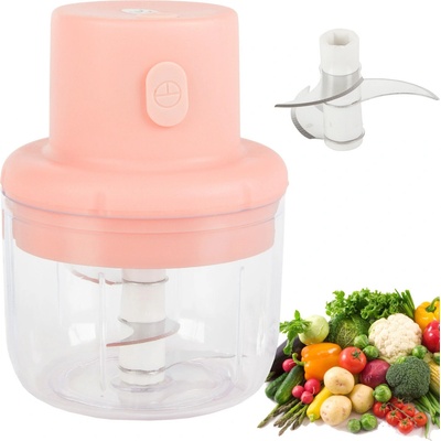 Verk 24332 Sekáčik na zeleninu USB 250 ml ružový