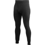 Woolpower Мъжко мериносово термобельо Woolpower Long Johns With Fly 200 Merino base layer - Black (015-0280-0111)