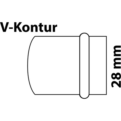 Koncová krytka Kirchhoff CU 1 pouzdro polotovar 28 mm