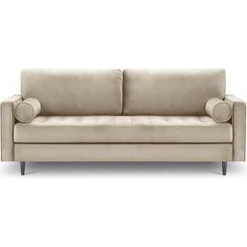 Milo Casa Бежов кадифен диван , 219 см Santo - Milo Casa (MIL_3S_44_A3_SANTO4)