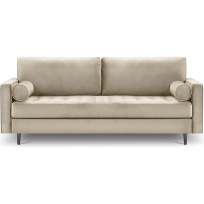 Milo Casa Бежов кадифен диван , 219 см Santo - Milo Casa (MIL_3S_44_A3_SANTO4)