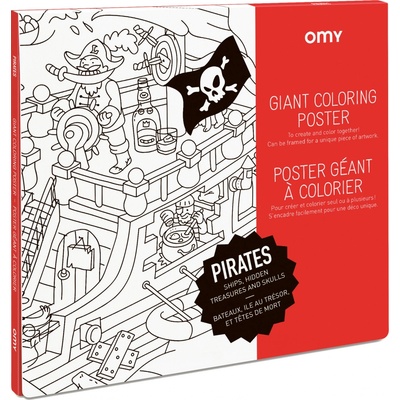 OMY Vyfarbovací plagát PIRATES