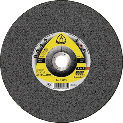 Klingspor A 24 R Supra brúsny kotúč lomený 230 x 22.23 mm ocel 13433 10 ks