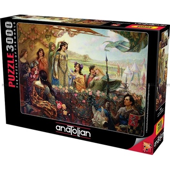 Anatolian Пъзел Anatolian от 3000 части - Ланселот и Гуиневир (P4929)