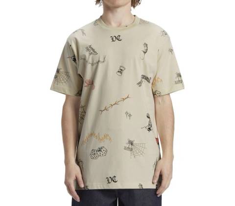DC Scribble Ss Birch Scribble Print