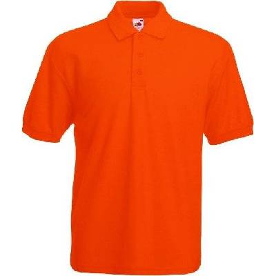 Fruit of the Loom pánská směsová polokošile F502 oranžová