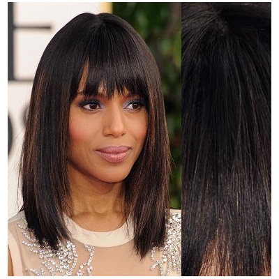 Clip in ofina REMY 100% lidské vlasy PŘÍRODNÍ ČERNÁ